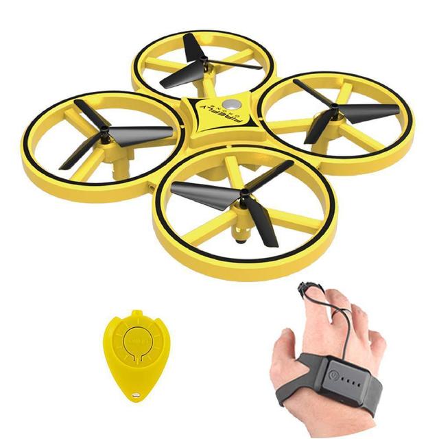 Blændende Mini Helikopter UFO RC Drone Legetøj