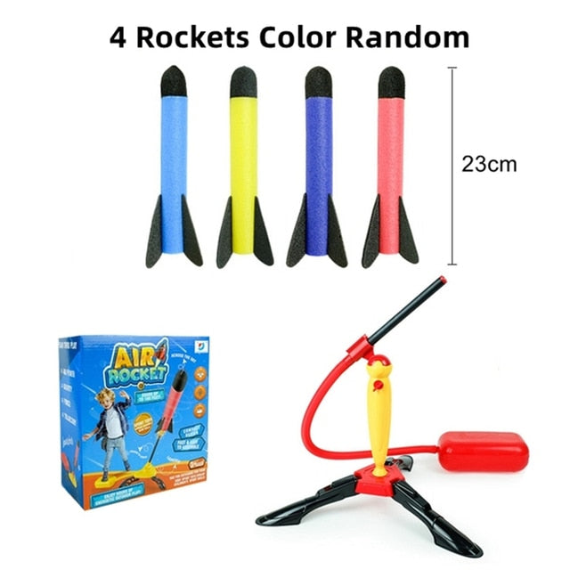 Børn Udendørs Air Rocket Foot Launcher