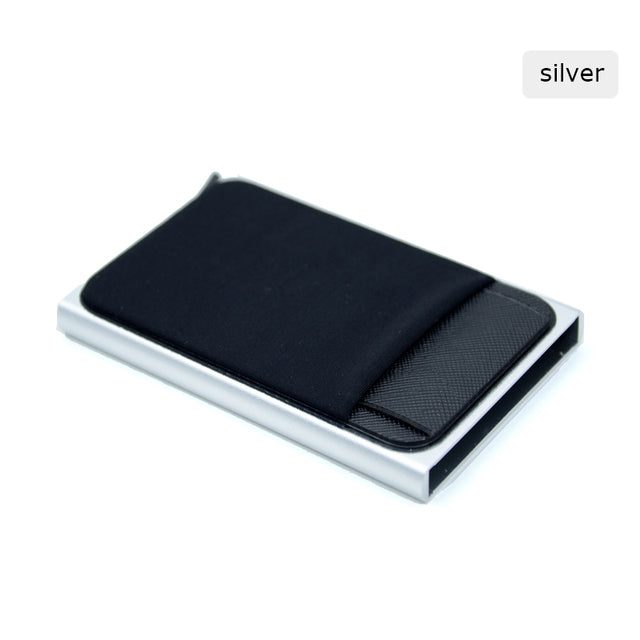 Slankt etui af aluminiumskort