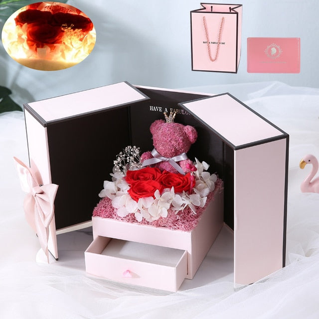 Eternal Rose Flower Gift Box