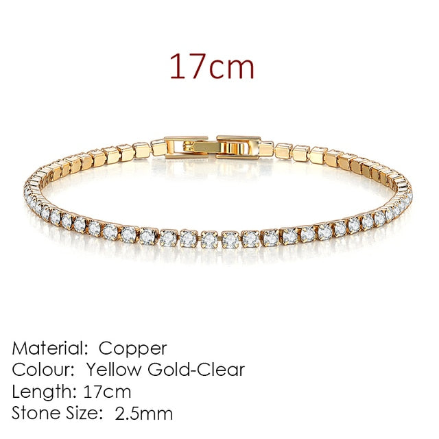 Fashion Multicolor Tennis Bracelet for Women