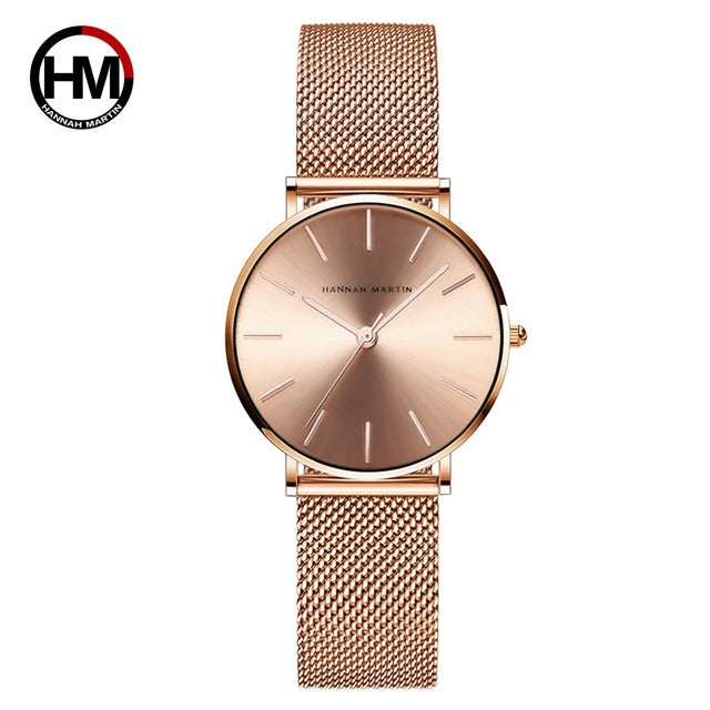 Steel Mesh Japan Quartz Watch