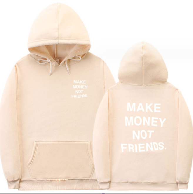 Худі унісекс MAKE MONEY NOT FRIENDS