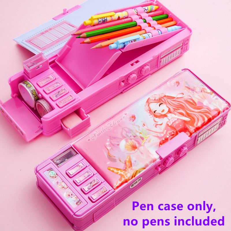 Mechanical cute pencil case