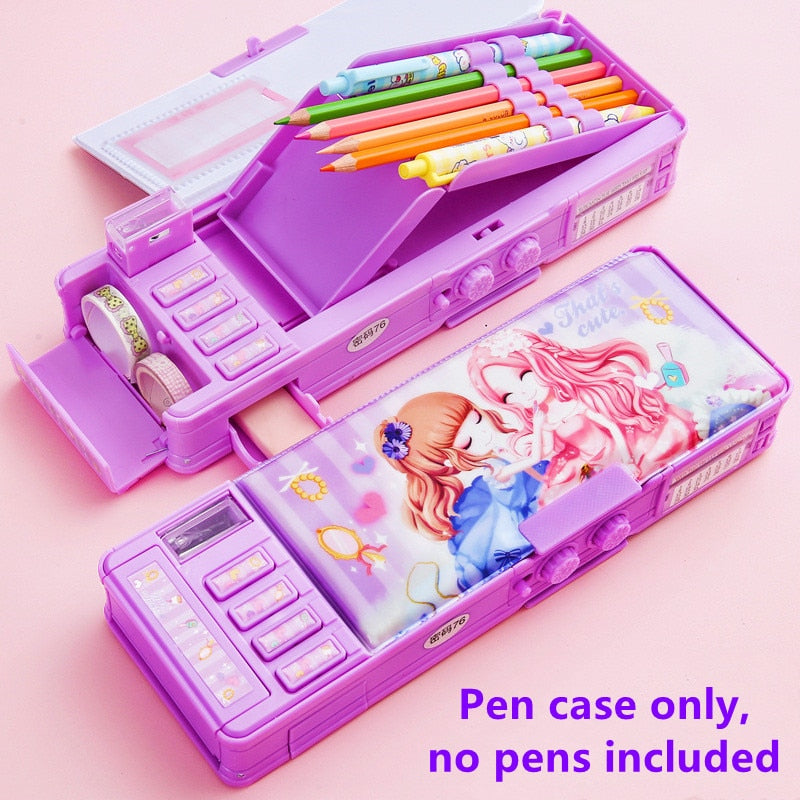 Mechanical cute pencil case