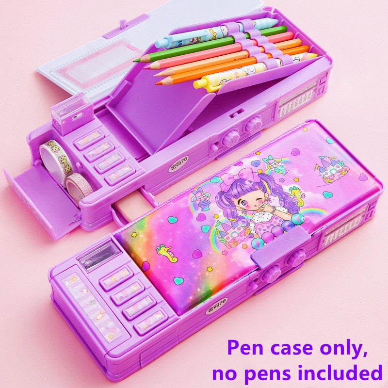 Mechanical cute pencil case