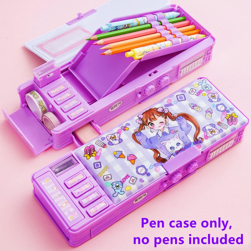 Mechanical cute pencil case