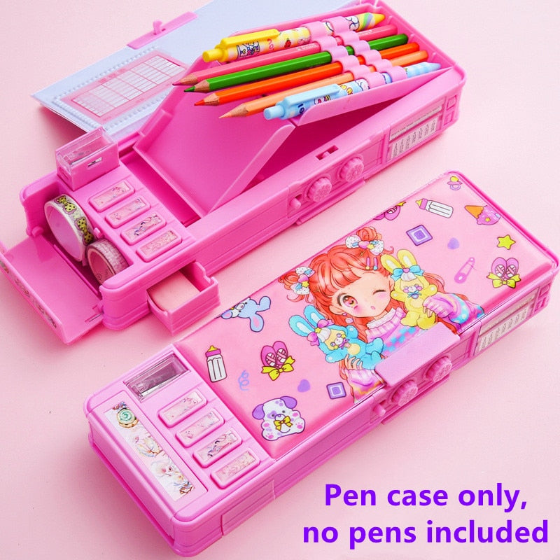 Mechanical cute pencil case