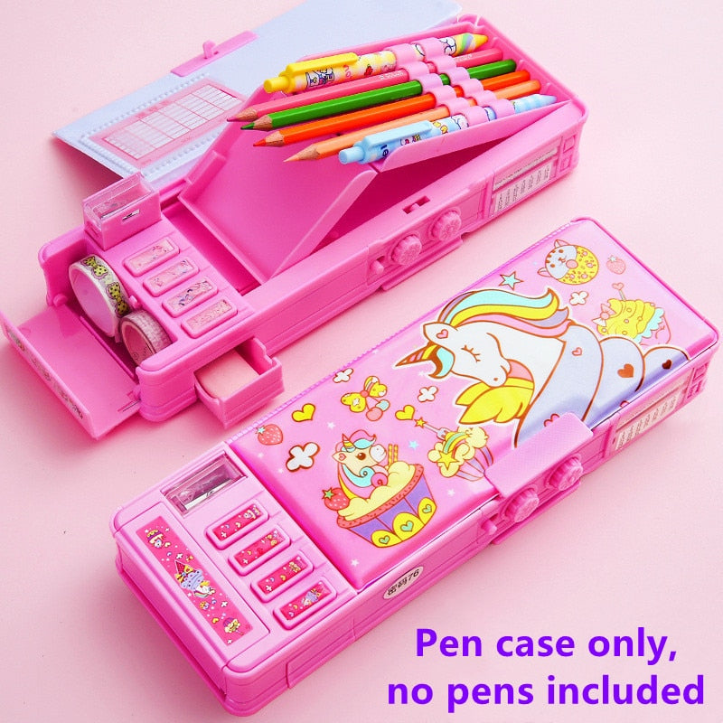 Mechanical cute pencil case