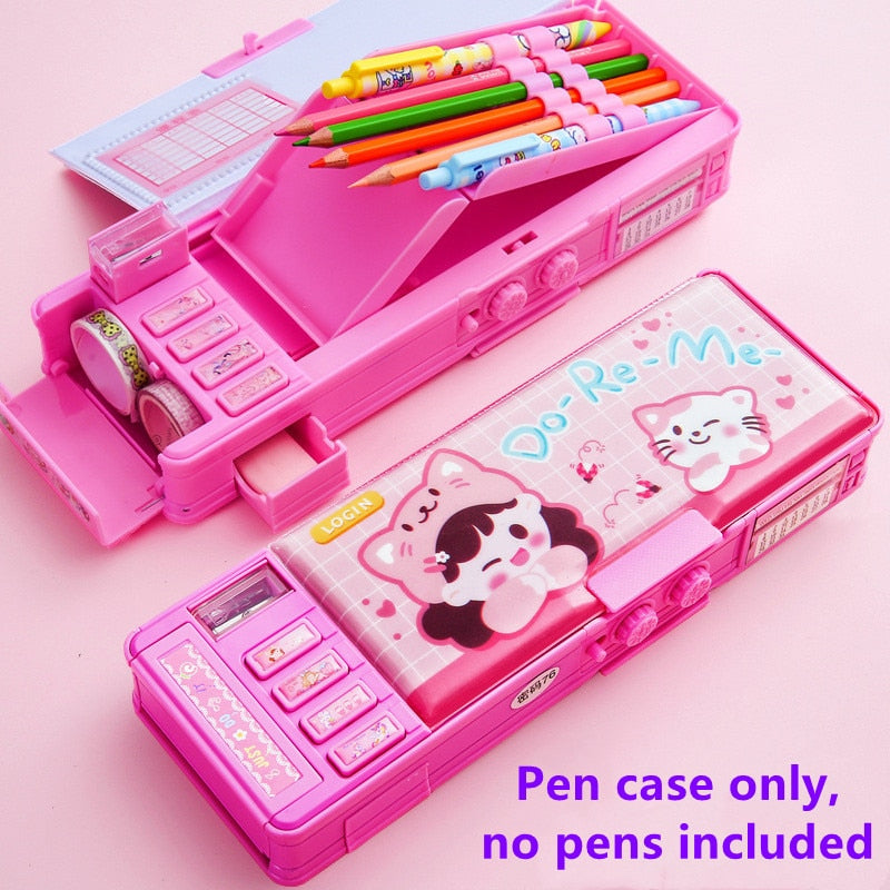 Mechanical cute pencil case