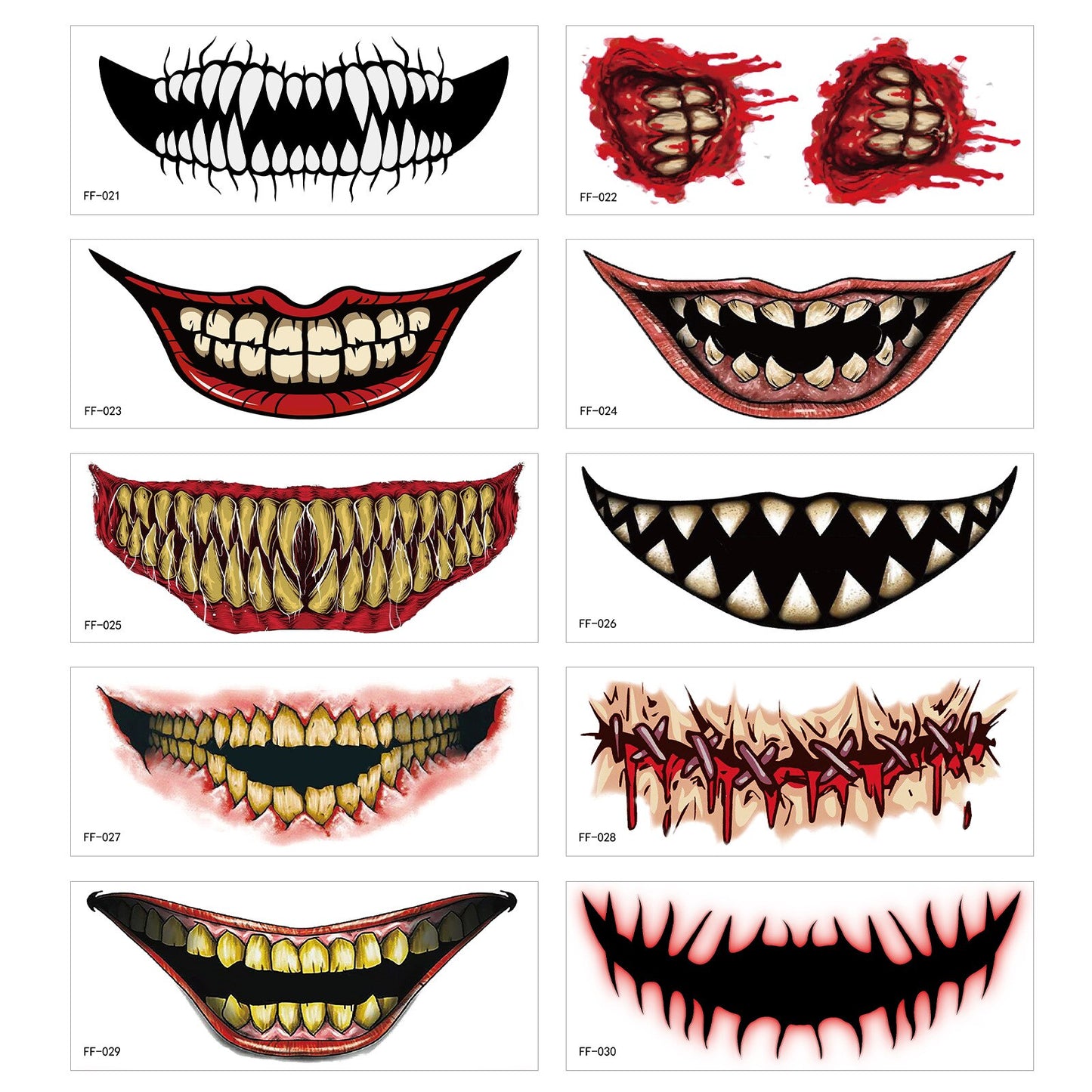 Halloween Tattoo Stickers