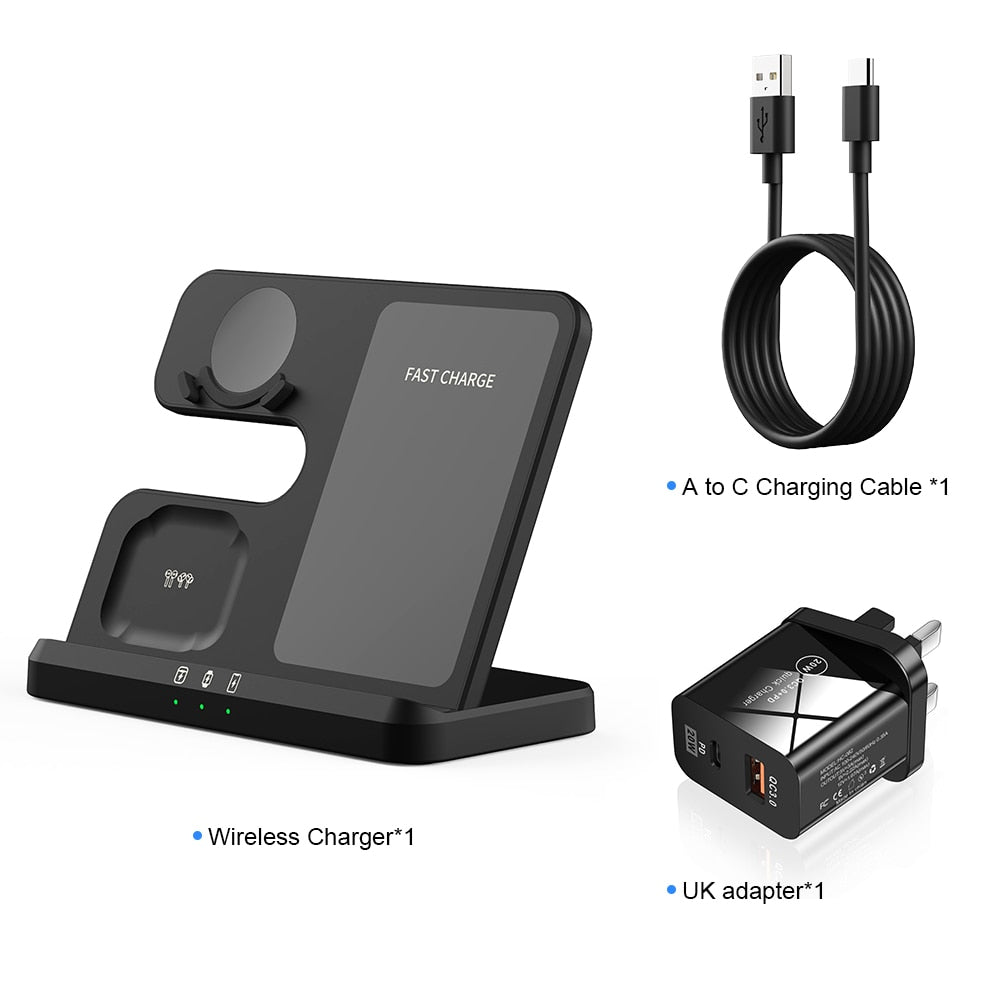 Wireless Charger Stand 3 in 1