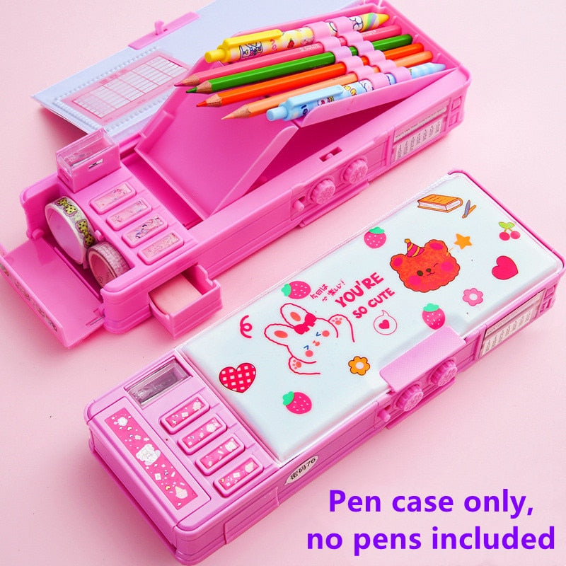 Mechanical cute pencil case