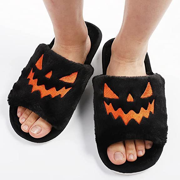 Uhyggelige Halloween-slides