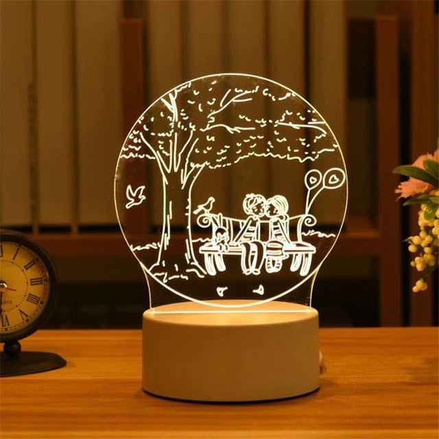 Luminart Acrylic LED Lamp