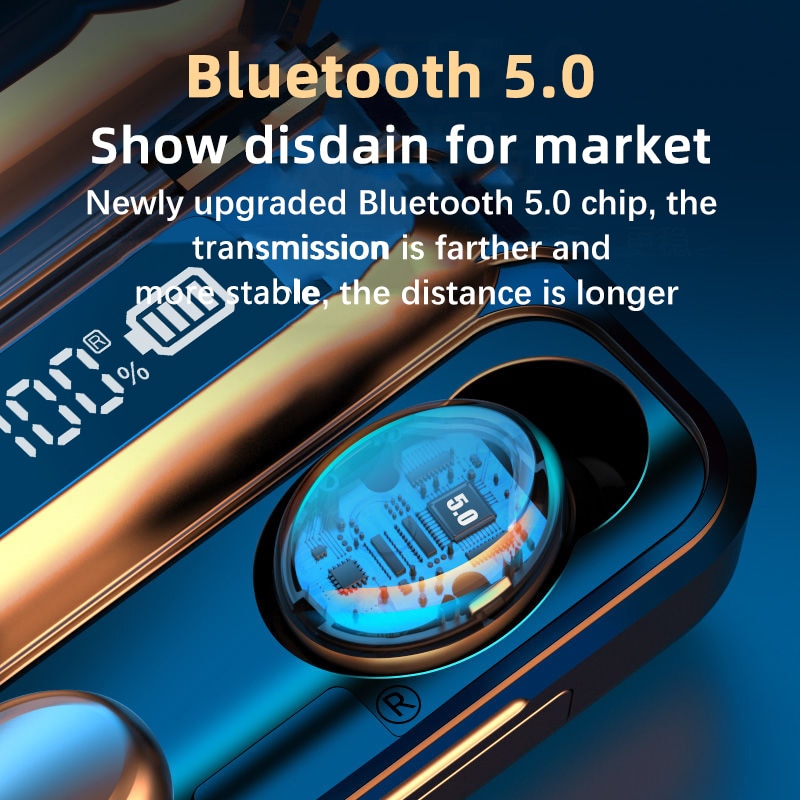 Навушники Bluetooth F9-V5.0