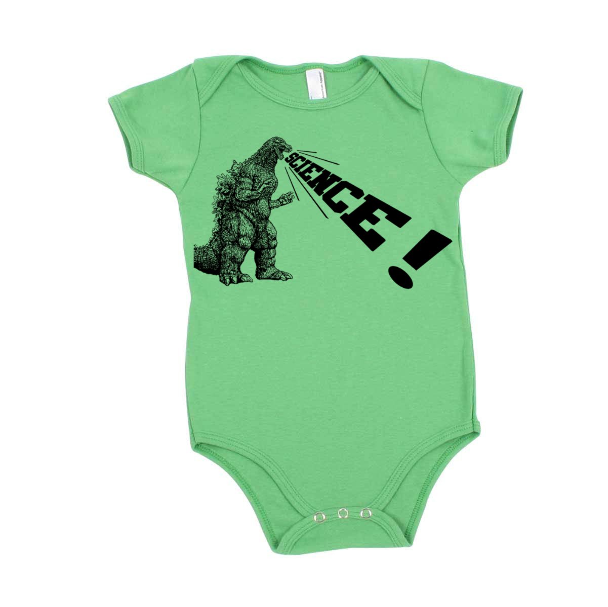 Godzilla Science onesie