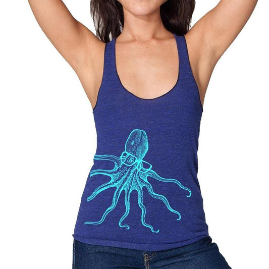 Octopus briller racerback tank top