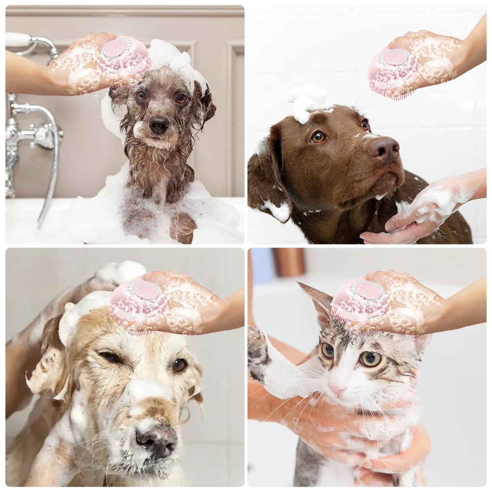 Doggy massage shampoo børste