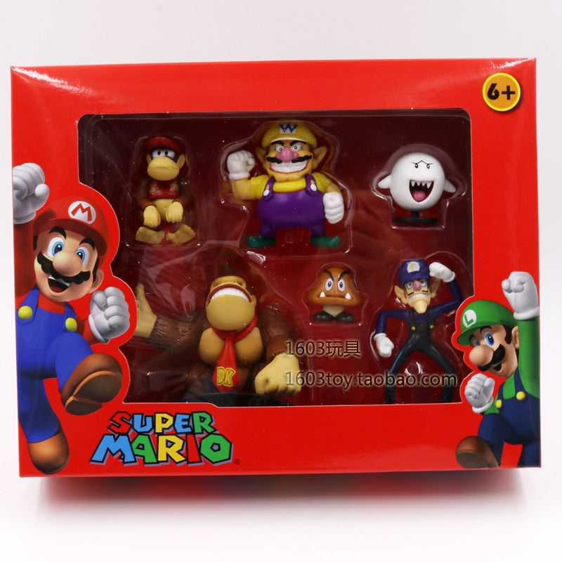 Super Mario Bros PVC Action Figur Legetøj