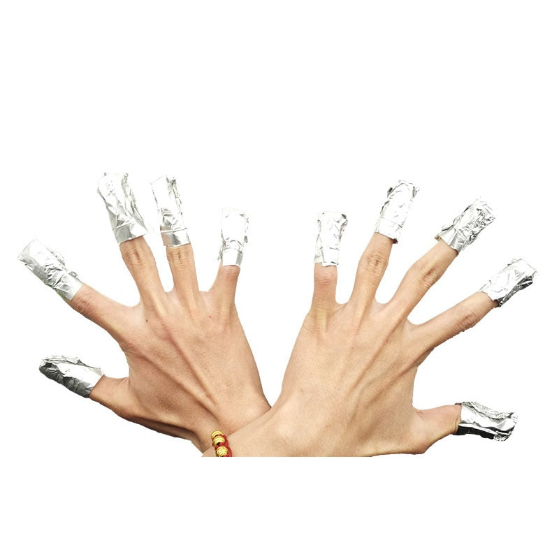 Aluminum Foil Nail Polish Remover