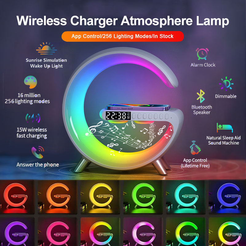 LED-lampe trådløs oplader