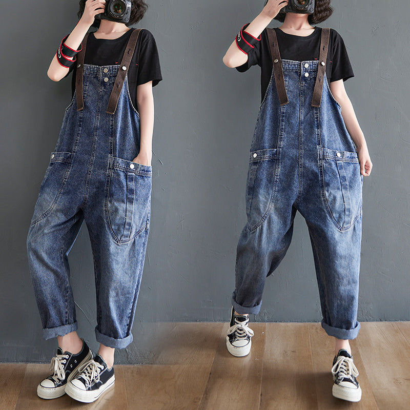 Overall i vasket denim