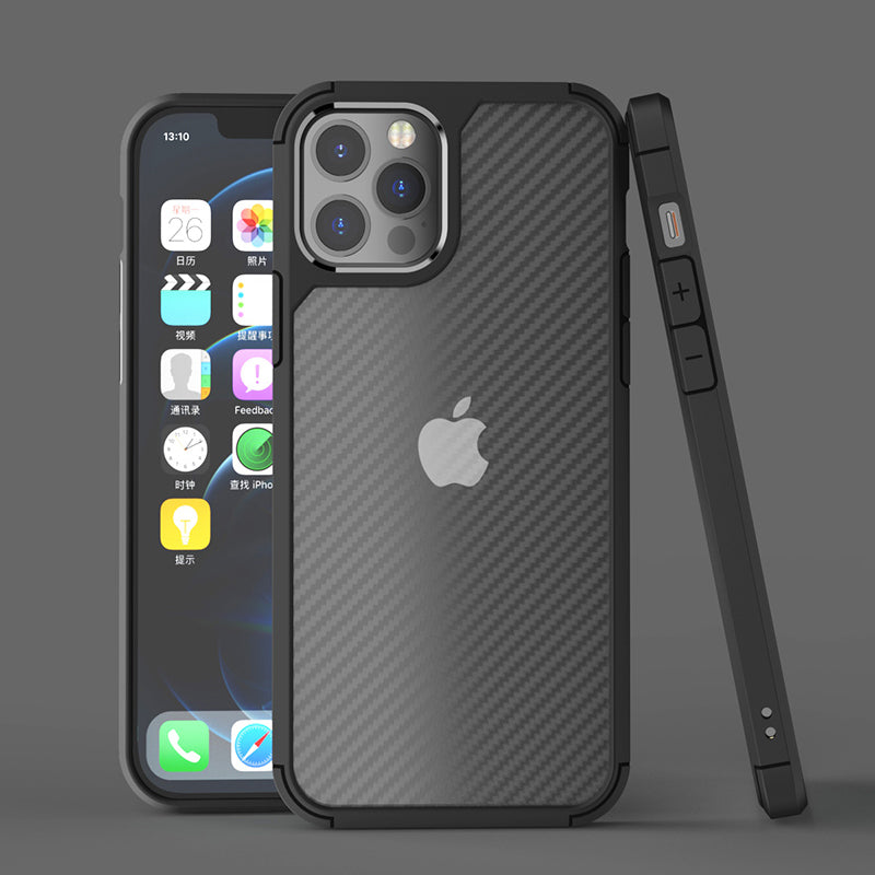 Carbon Fiber Bumper Case til telefoner