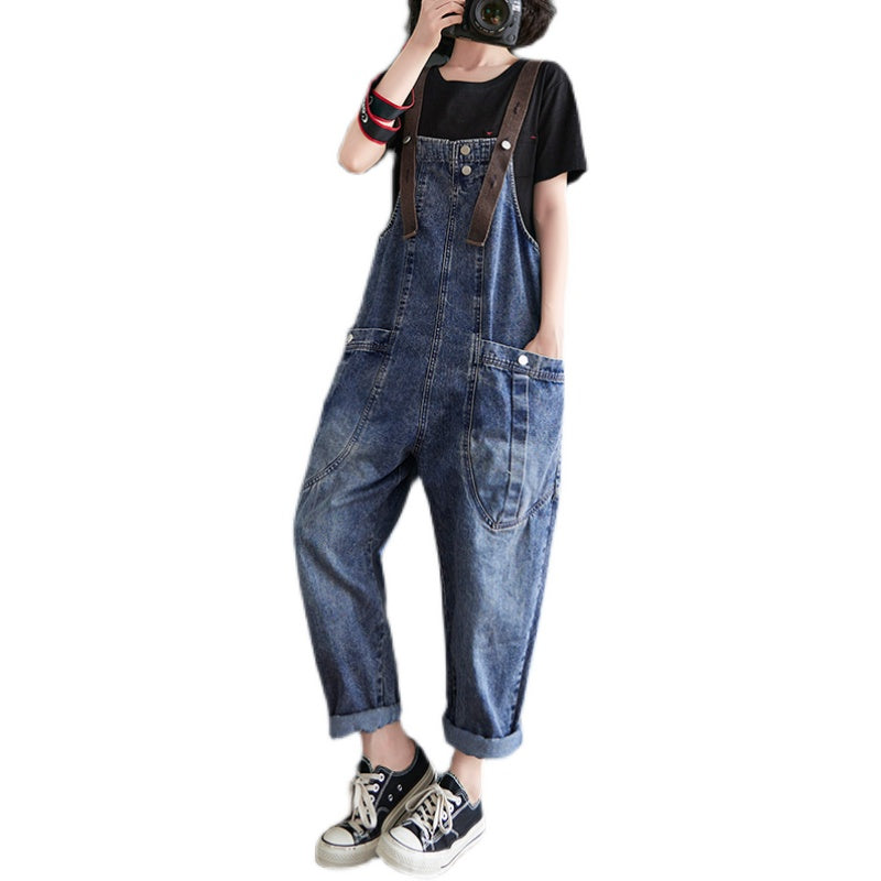 Overall i vasket denim