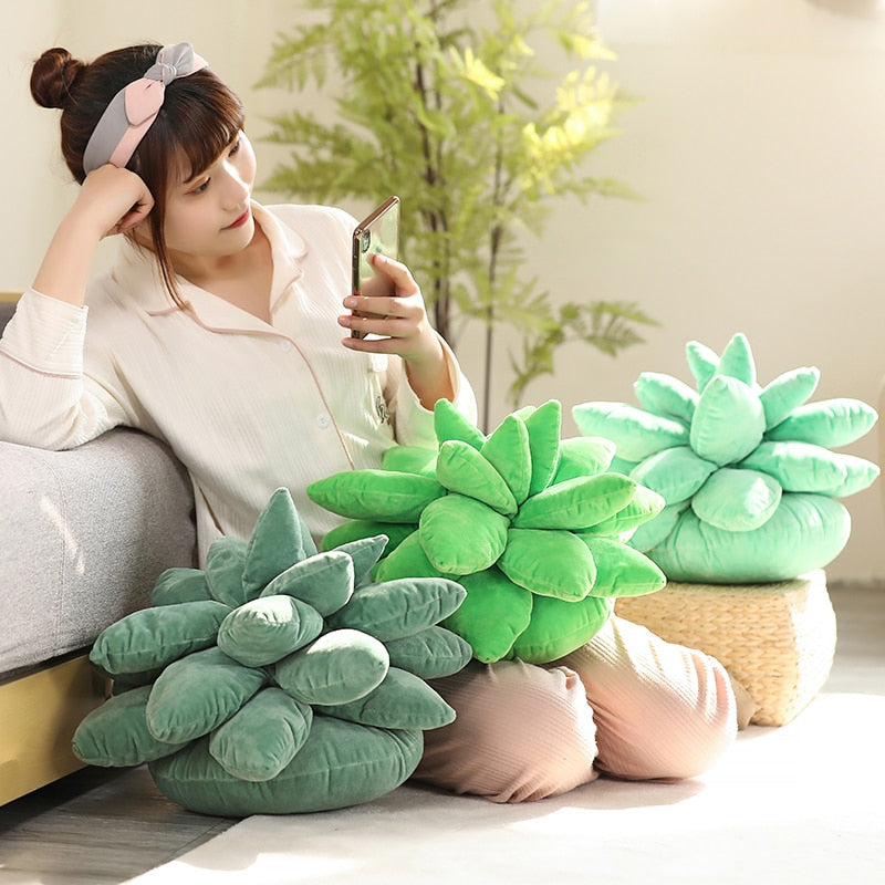 Lifelike Succulent Plants Plush Stuffed Toys