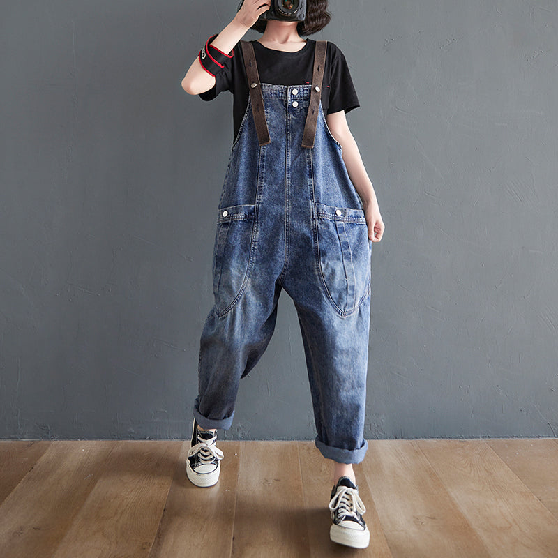 Overall i vasket denim