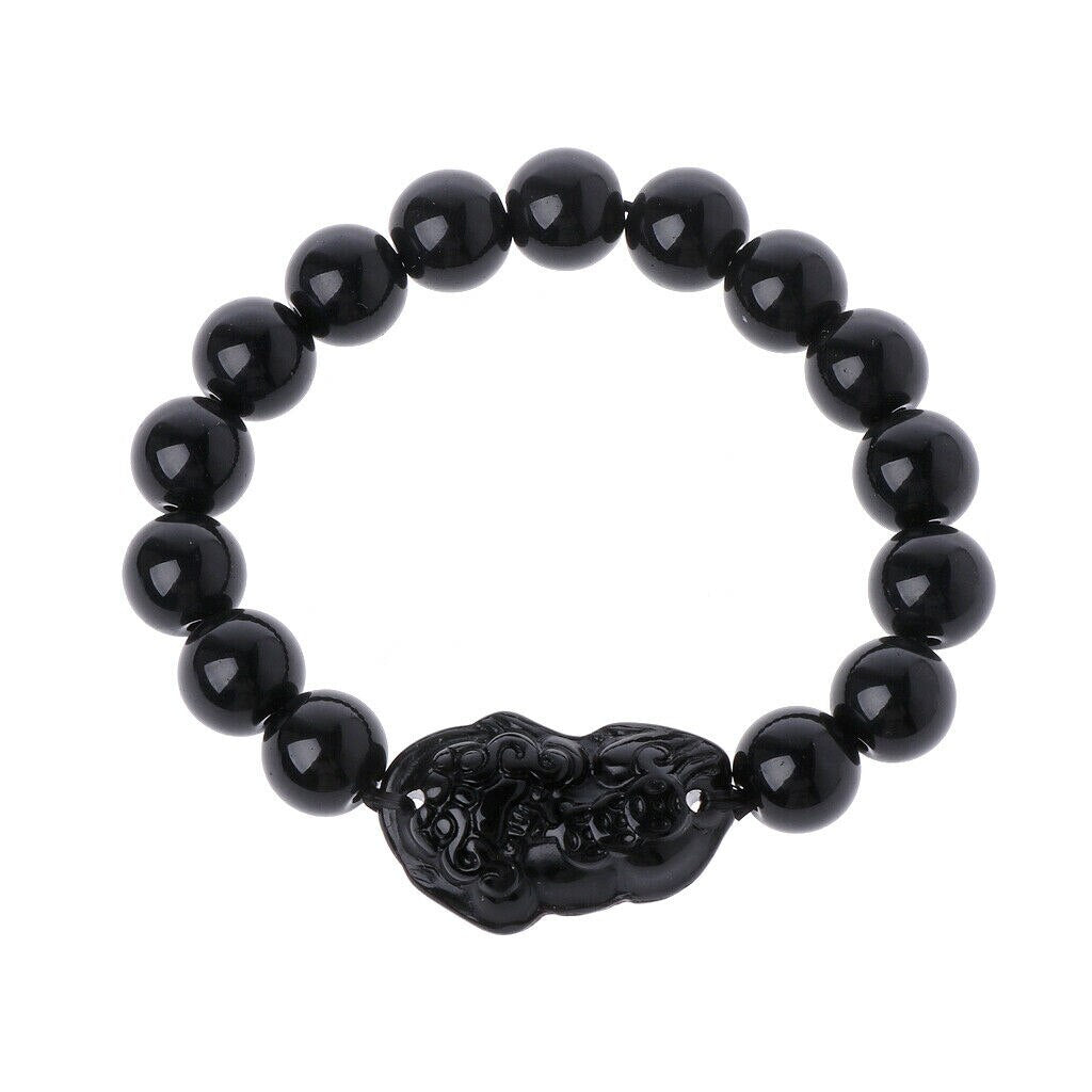 Obsidian armbånd