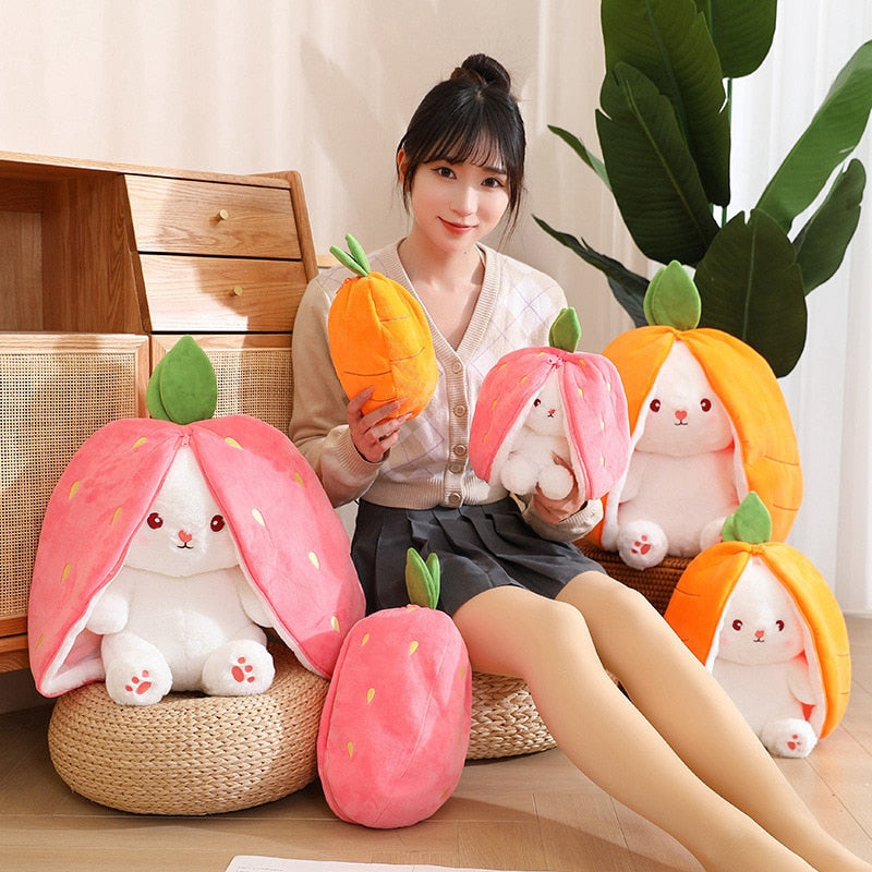 Kawaii Fruit Bunny Plys Dukke