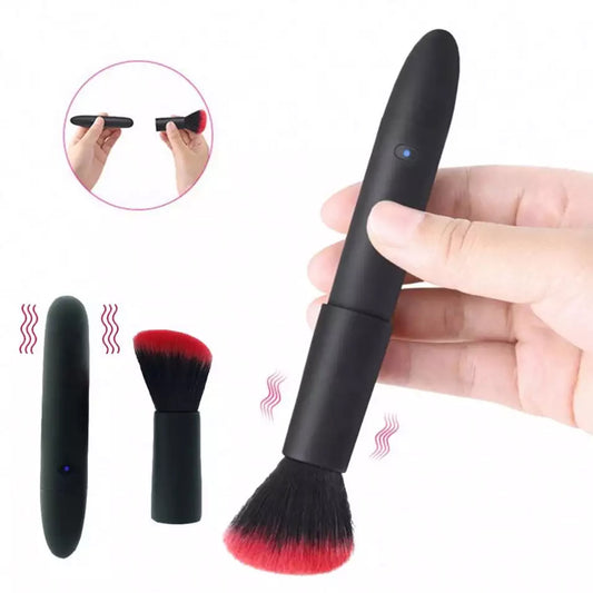 USB Silikone Makeup Brush Plus Bullet Vibrator