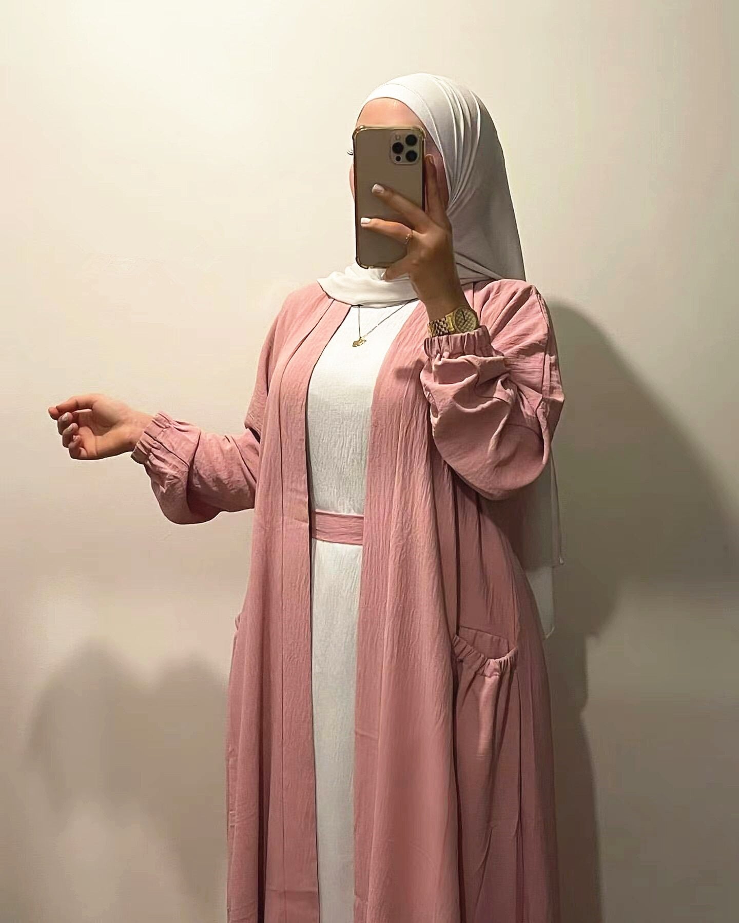 Marocain Islam Tøj Abaya Under Kjole