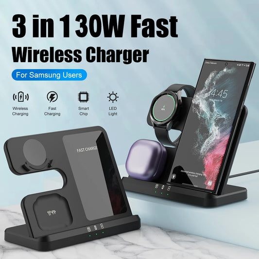 Wireless Charger Stand 3 in 1