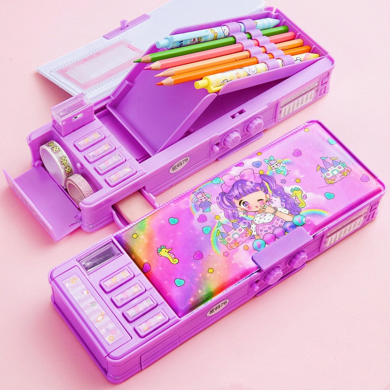 Mechanical cute pencil case