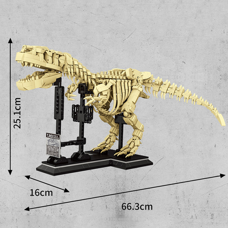 T-rex Dinosaurs Fossil byggeklodser