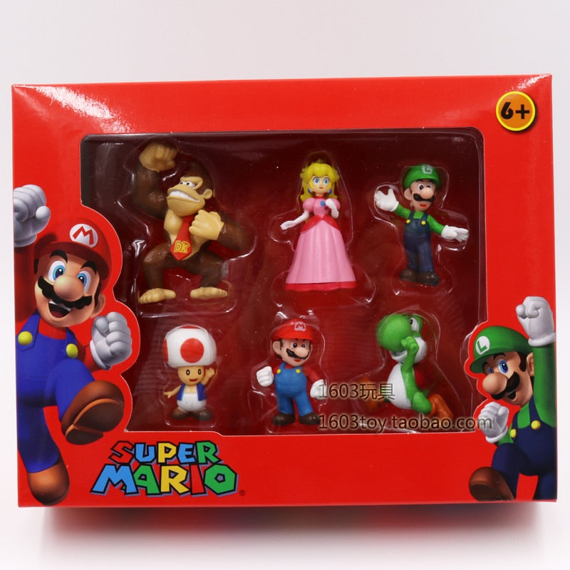 Super Mario Bros PVC Action Figur Legetøj