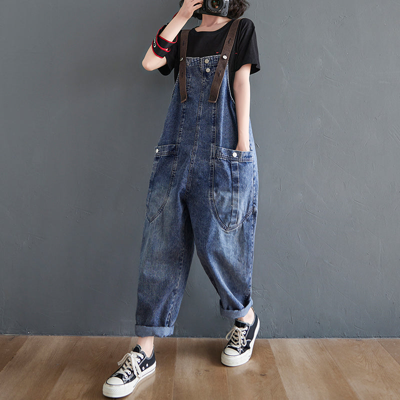 Overall i vasket denim