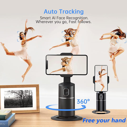 Auto-tracking 360 stativ (til telefonbrug)