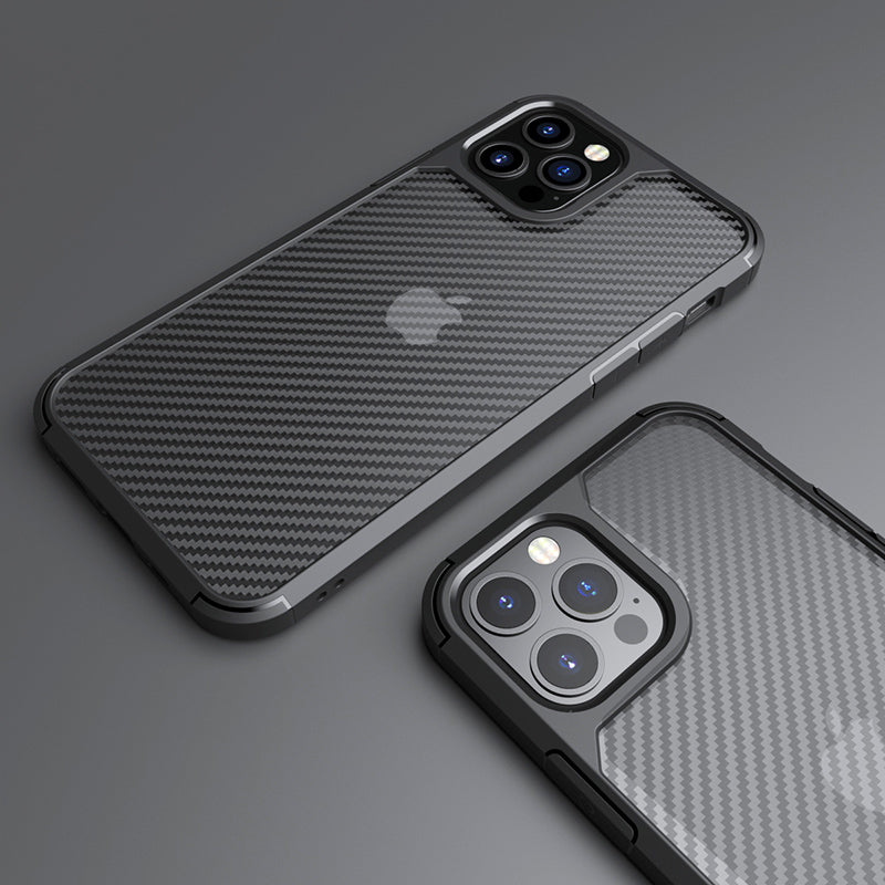 Carbon Fiber Bumper Case til telefoner