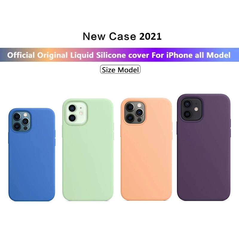 Silicone Case For Apple iPhone 11