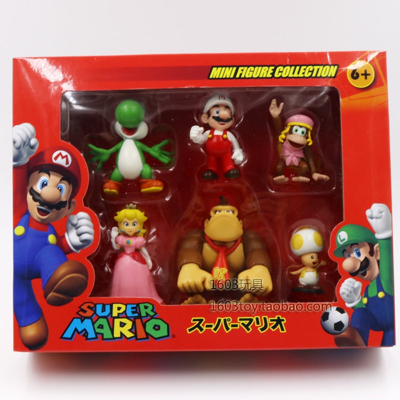 Super Mario Bros PVC Action Figur Legetøj